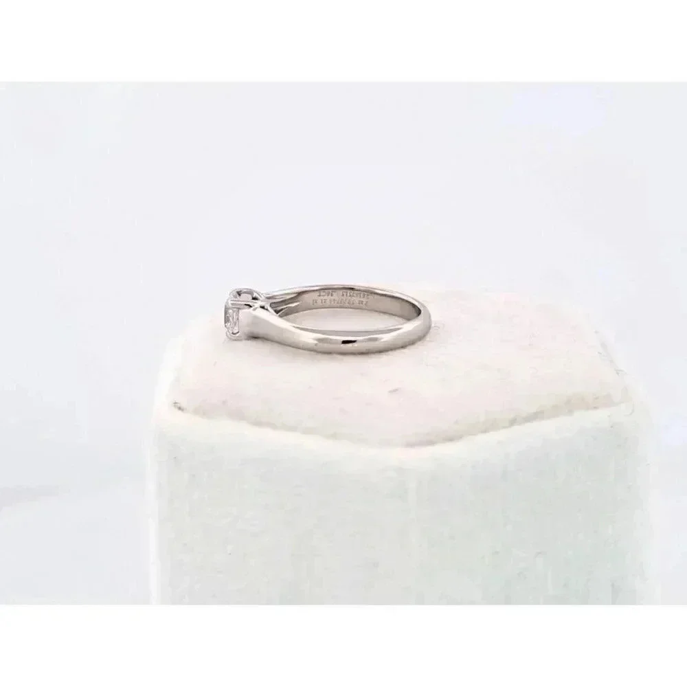 Tiffany & Co Platinum Lucida © .36ct Diamond Engagement Ring Discontinued Size 3 - Picture 7 of 15
